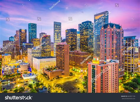 Houston Texas Usa Downtown City Skyline Stock Photo 663051199 | Shutterstock