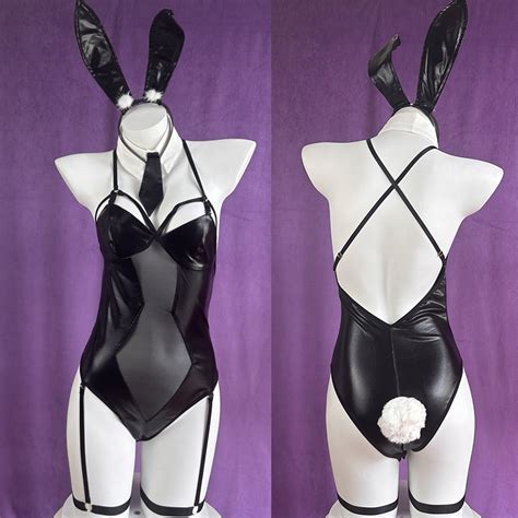 Bunny Girl Erotic Lingerie สทธบตรหนงอะนเมะสองมต COS Breastless Pure Desire Uniform