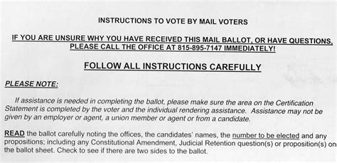 How To Fill Out And Send A Mail In Ballot In Illinois Shaw Local