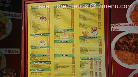 Online Menu of Oscars Mexican Food Restaurant, Poway, California, 92064 ...