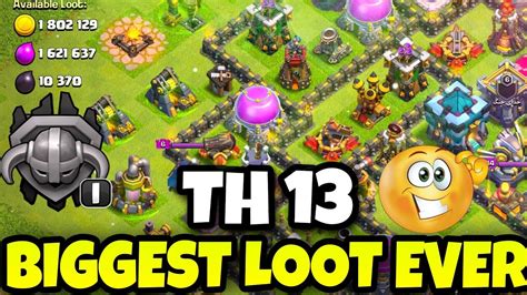 Biggest Loot In Clash Of Clans Best Loot In Coc History Coc Best