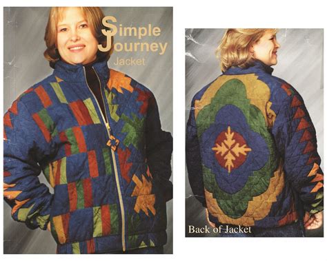 Quilting Pattern For Jacket With Various Quilt Techniques Etsy