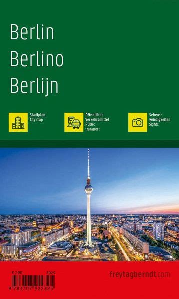 Berlin Stadtplan 1 10 000 Freytag And Berndt Landkarten Bei Bücher De