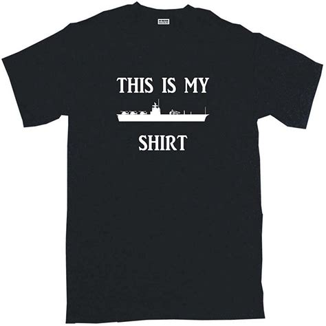 Buy Summer T Shirts This Is My Aircraft Carrier Logo Shirt Mens Short