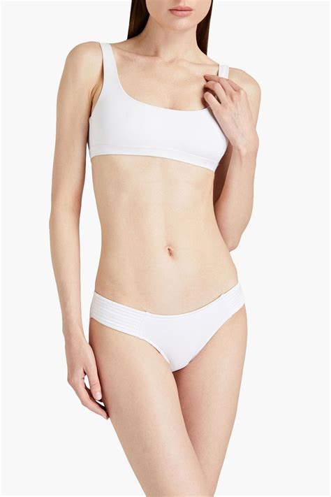 SEAFOLLY Quilted Low Rise Bikini Briefs THE OUTNET