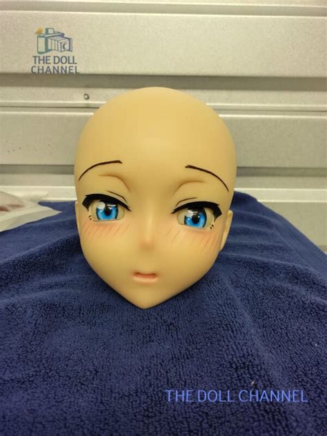 In Stock 140 Cm Irokebijin Silicone Akane Head With Blue Eyes Doll