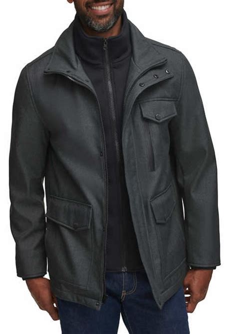 Costco Members: Andrew Marc Men's Textured Jacket (Black or Blue)