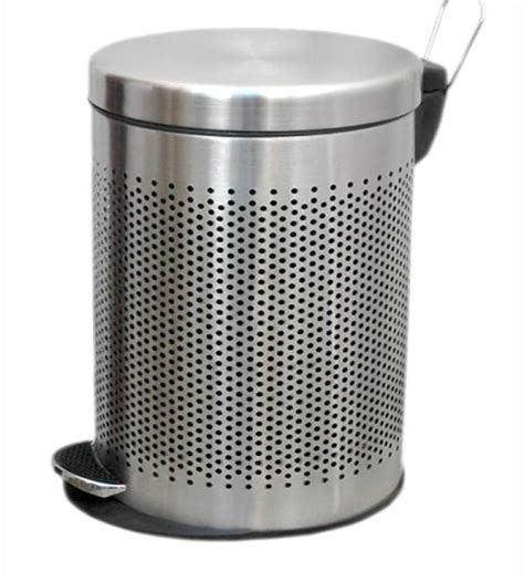 Circular Net Design Bins At Rs 2109piece Stainless Steel Pedal Bin