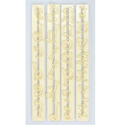 Funky Alphabet Set 3cm Lower Case By Cake Craft Company