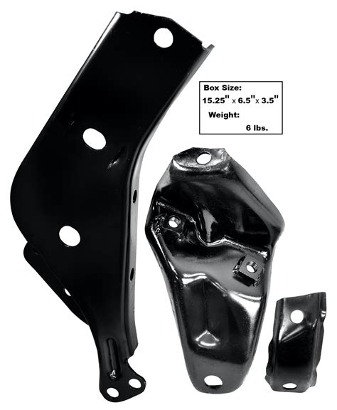 Bumper Brackets Front Lh Pieces Dynacorn N Classic Body Parts