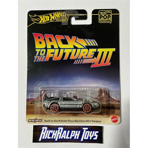 Hot Wheels Premium Pop Culture Back To The Future Time Machine 50s Version Shopee Philippines