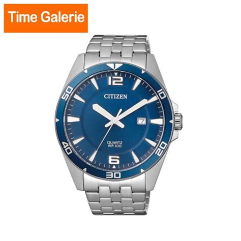 Citizen Quartz Stainless Steel Strap With Blue Dial Analog Men Watch Bi5058 52l Shopee Malaysia