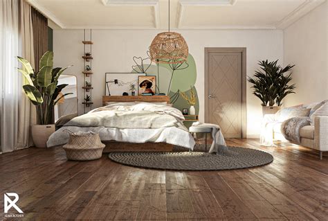 BOHO Bedroom Design on Behance