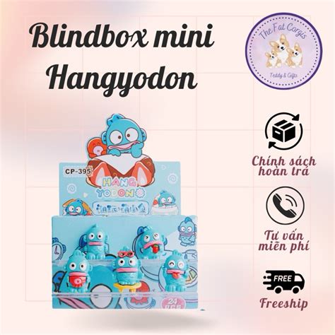 1 Hộp Lẻ Blindbox Hộp Mù Mô Hình Nhân Vật Mini Cá Hề Xanh Môi Trề