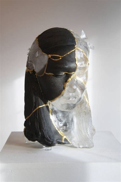 Kintsugi Head Sculpture By Billie Bond Kintsugi Aesthetic Kintsugi