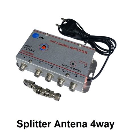 Jual Splitter Antena Tv Cabang Antena Paralel Catv Signal Amplifier