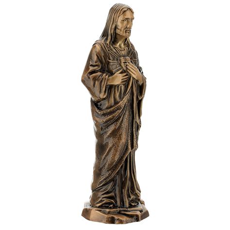 Statue Bronze Sacr Coeur De J Sus Cm Pour Ext Rieur Vente En