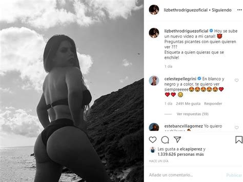 En bikini y en blanco y negro así anunció Lizbeth Rodríguez su nuevo contenido en YouTube Infobae