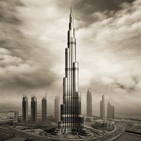 Premium AI Image | Burj Khalifa building front view