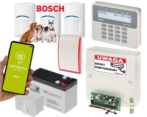 System Alarmowy Satel X Czujki Pir Bosch Modu Gsm Aplikacja Sms