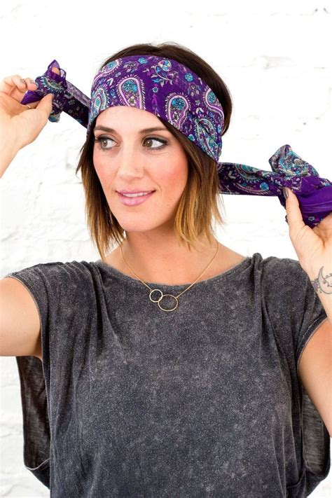 4 Ways To Wear A Scarf On Your Head This Spring Ways To Wear A Scarf