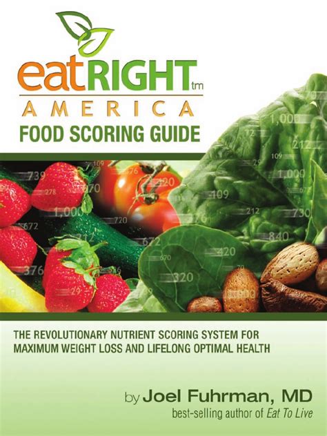 Joel Fuhrman Food Scoring Guide Pdf Pdf Nutrients Vitamin