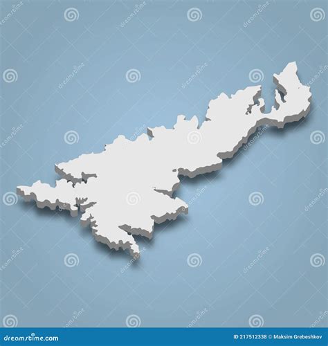 3d Isometric Map Of Amami Oshima Is An Island In Japan Vector Illustration | CartoonDealer.com ...