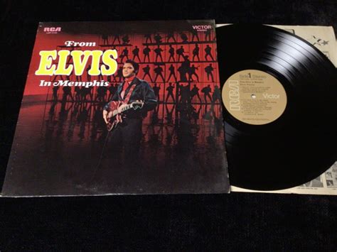 Elvis Presley Lp Lsp 4155 From Elvis In Memphis Mega Rare Tan Label Nm