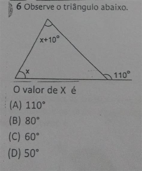 Observe O Triângulo Abaixo E Responda Br