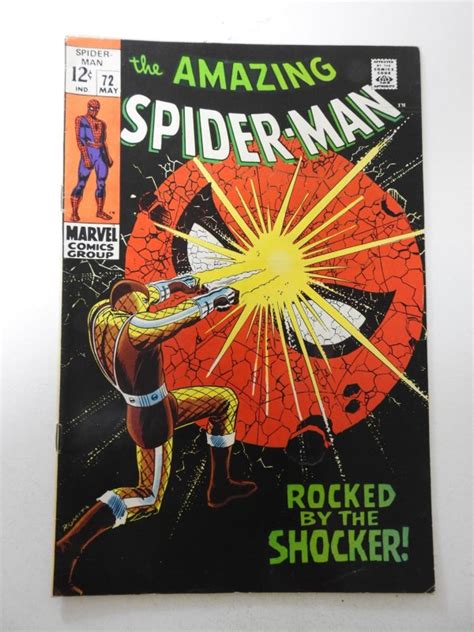 The Amazing Spider Man 72 1969 FN Condition Moisture Stain Fc