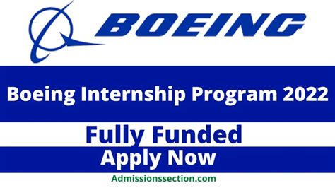 Boeing Internship Program Apply Now Details