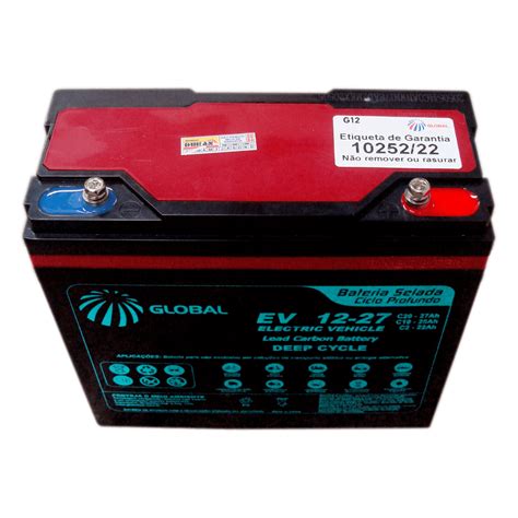 BATERIA GLOBAL SELADA 27AH 12V TECNOLOGIA VRLA AGM CICLO PROFUNDO