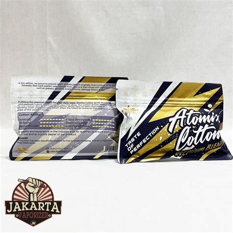 Jual Atomix Premium Blend Yellow Cotton By Atomix Vape Kapas Vapor