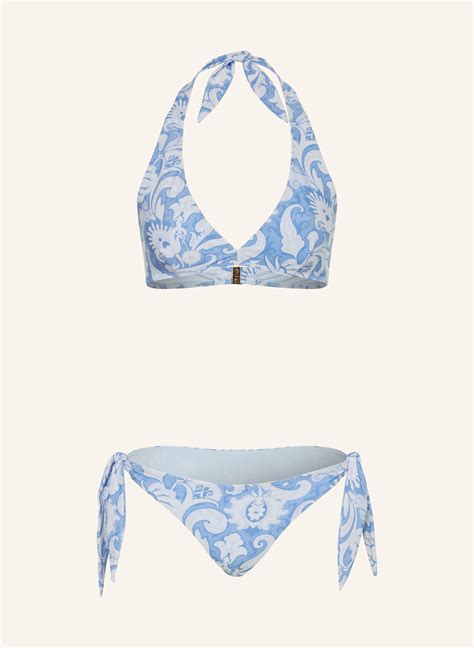ETRO Neckholder Bikini In Hellblau