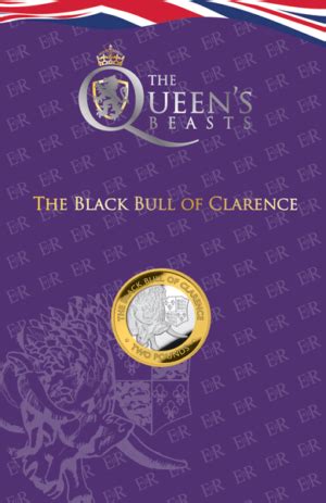 Queens Beasts Black Bull Of Clarence Bu Crawleycoins