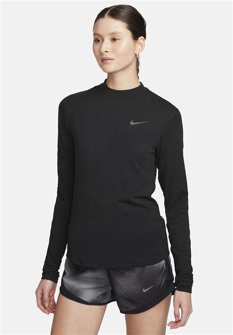 Nike Performance Dri Fit Mock Neck Running Top Swift Langarmshirt