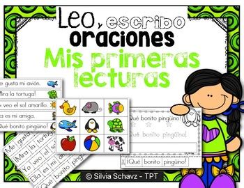 Leo Y Escribo Oraciones Mis Primeras Lecturas By Silvia Schavz