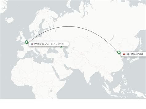 Direct (non-stop) flights from Beijing to Paris - schedules ...