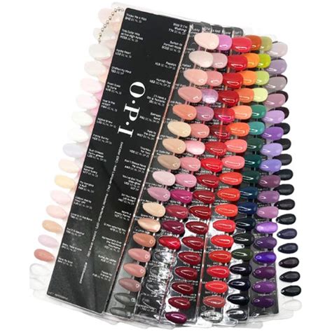 OPI Color Chart GelColor, Infinite Shine, Nail Lacquer, Powder ...