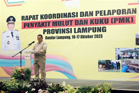 Rakor Dan Pelaporan Penyakit Mulut Dan Kuku Provinsi Lampung Tahun