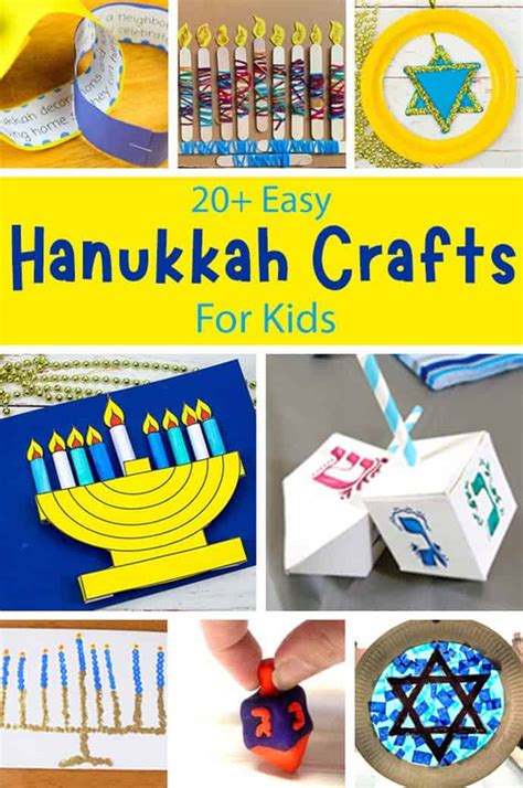 20+ Easy Hanukkah Crafts For Kids - Kids Craft Room