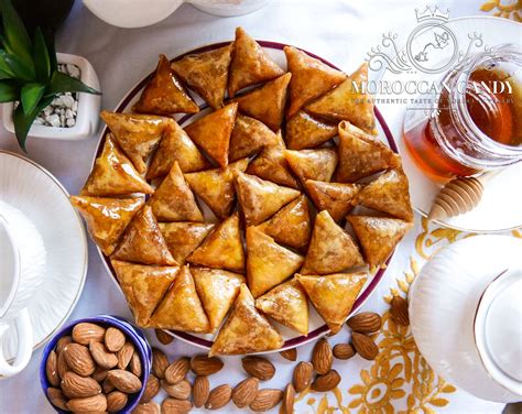 Almond Cookies Briwat Moroccan Tea Party Homemade Sweets With Etsy