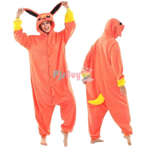 Eevee Evolutions Onesie Pajamas Cute Simple Cosplay Halloween Group