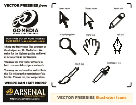 Vector Freebie: Illustrator Icons - Go Media™ · Creativity at work!