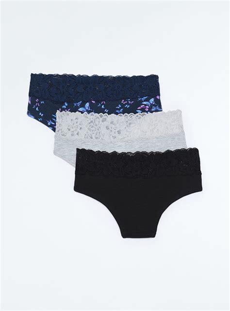 PACK X CALZÓN PINK HOT ENCAJE INDEX MUJER