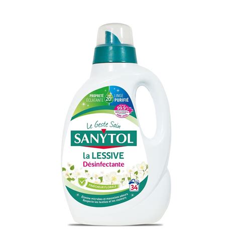 Sanytol Lessive Liquide D Sinfectante Fra Cheur Florale Lavages L