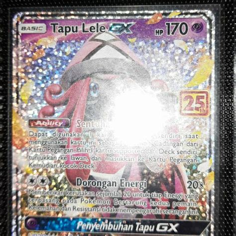 Jual Tapu Lele Gx Promo Th Celebration Kartu Pokemon Tcg Indonesia