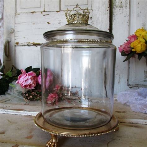 Huge Apothecary Jar Ornate French Vintage By Anitasperodesign