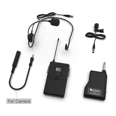 Fifine K B Channel Uhf Wireless Lavalier Lapel Microphone System