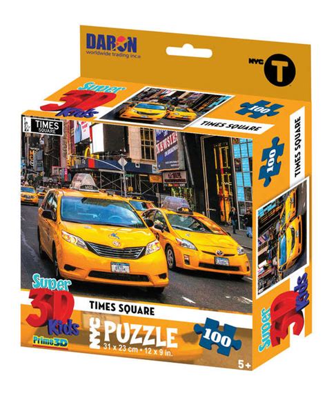 Nyc Times Square D Puzzle Pieces Daron Worldwide Trading